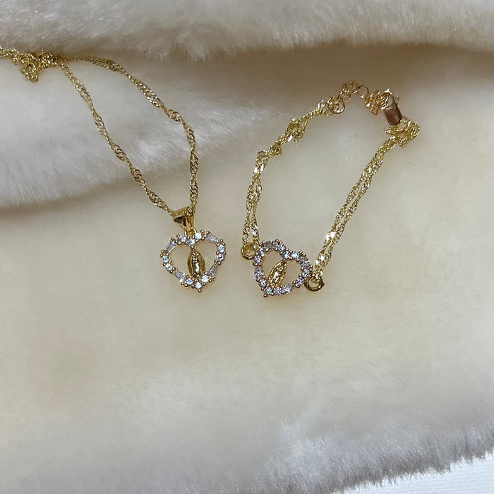 Children's Guadalupe Heart Necklace