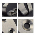 10 Pcs 2mm Stainless Steel Coat Hook Bathroom Wall Mounted Single Towel Hook Anti-rust Kitchen Utensil Hanger
