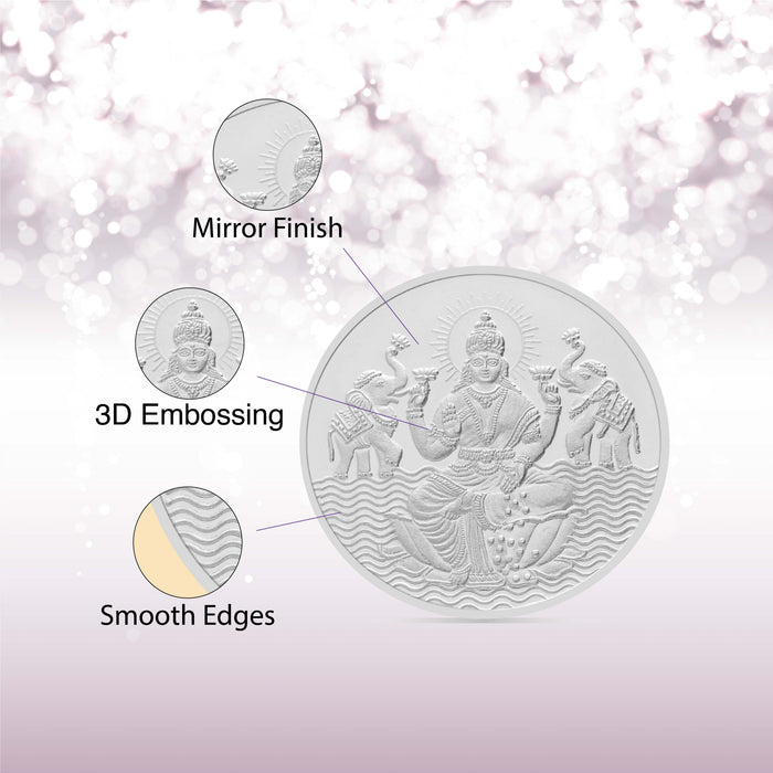 100 gms Laxmi Shree Silver Coin