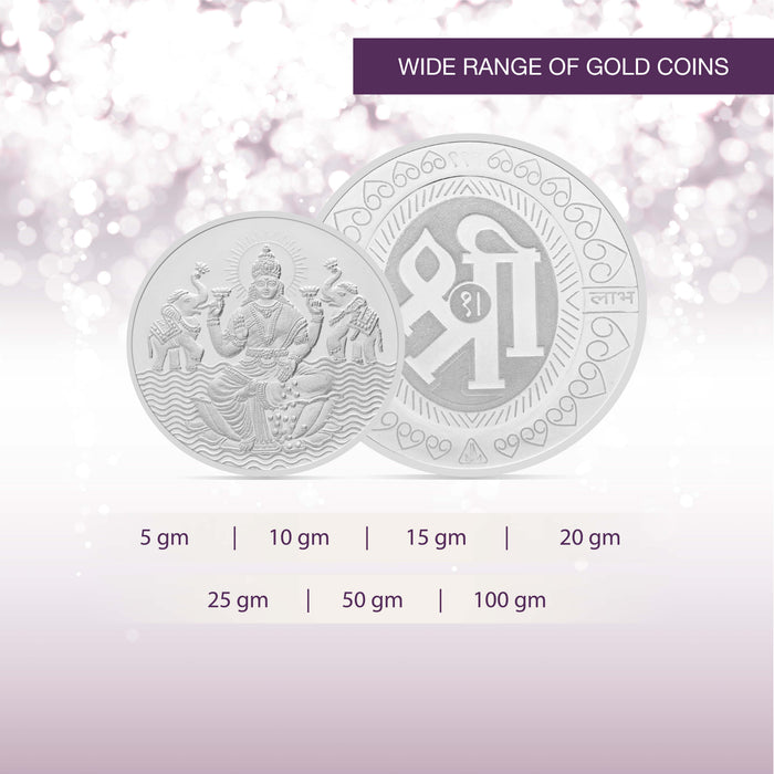 100 gms Laxmi Shree Silver Coin