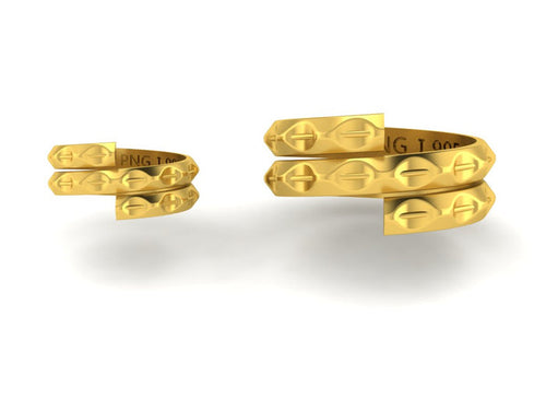 1.5 gms Gold Vedhani