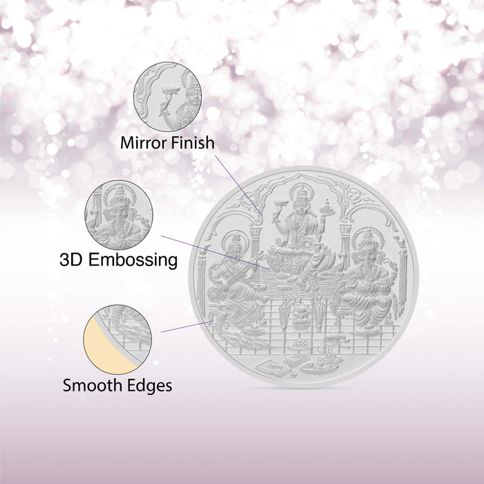 15 gms Silver Trimurti Coin2