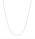 16" 10k Wg 0.55mm Box Chain w/ Lobster Clasp
