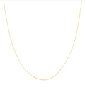 16" 10k YG 0.55mm Box Chain w/ Lobster Clasp