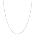 18" SS 1.05mm Rnd Wheat Chain w/ Lobster Clasp