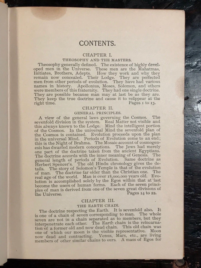 1896 - THE OCEAN OF THEOSOPHY - WILLIAM JUDGE - Theosophy Blavatsky Occult
