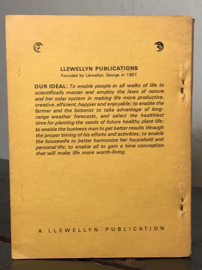 1930 LLEWELLYN GEORGE - HOW PLANETS AFFECT YOU: PLANETARY VIBRATIONS - ASTROLOGY