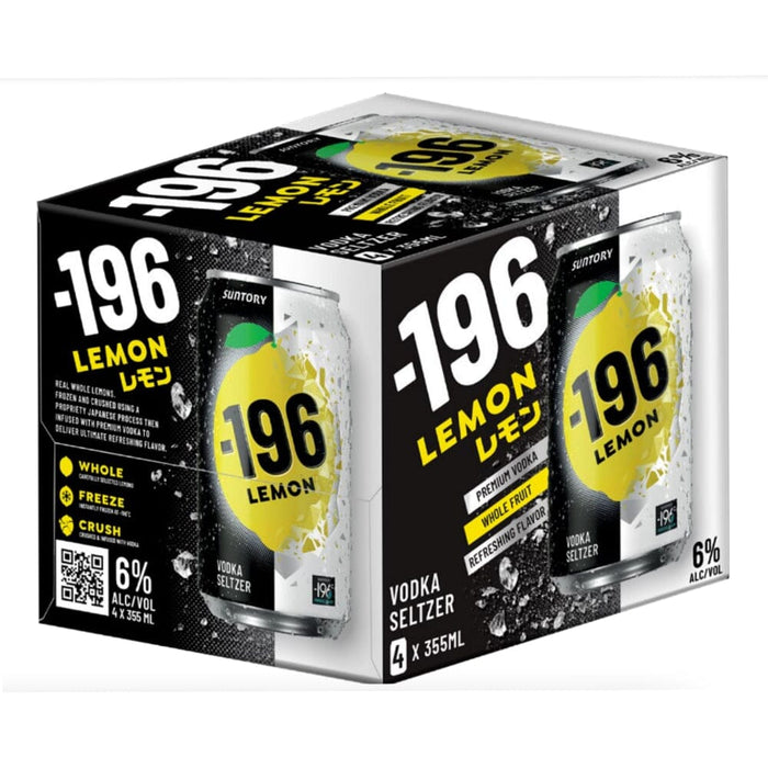 -196 Suntory Lemon Vodka Seltzer 4PK Ready-To-Drink Cocktails Suntory
