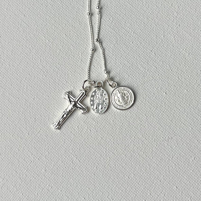 The Daily Armor Necklace- Sterling Silver