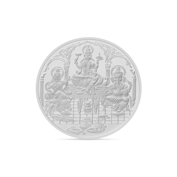 5 gms Silver Trimurti Coin