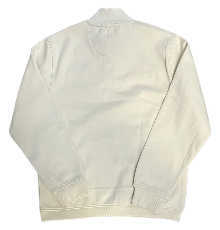 Apparel - Unisex 1/4 Zip - Heavy Duty Fleece Cream