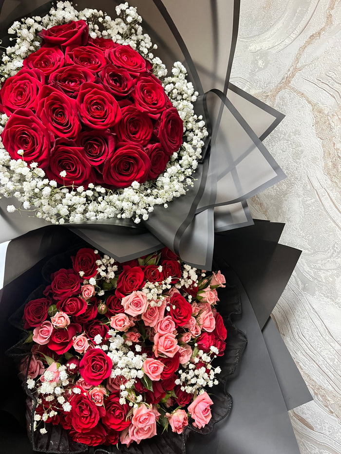 Red Pink Melody Rose Mix