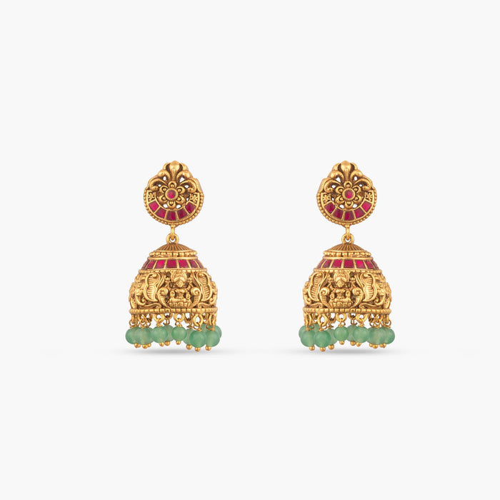 Aashrita Antique Jhumka Earrings