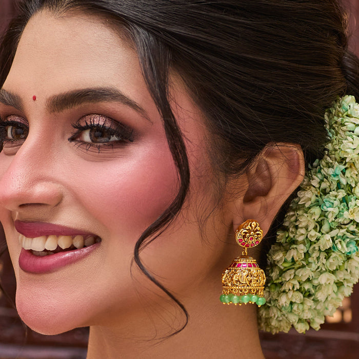 Aashrita Antique Jhumka Earrings