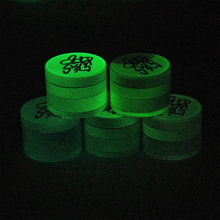 Acid Secs Glow in the Dark Herb Grinder - INHALCO
