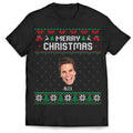 All I Want For Christmas - Personalized T-shirt, Custom Photo, Funny Christmas Shirt
