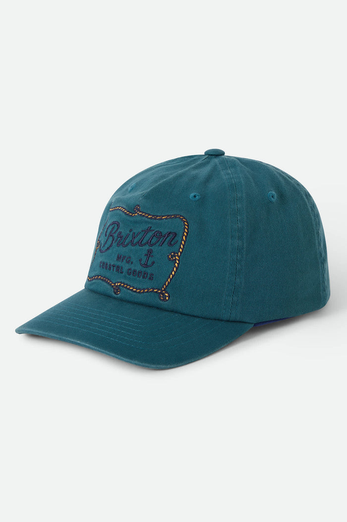 Unisex Anchor Alpha Snapback in the color Ocean Breeze - Front Product Laydown Image