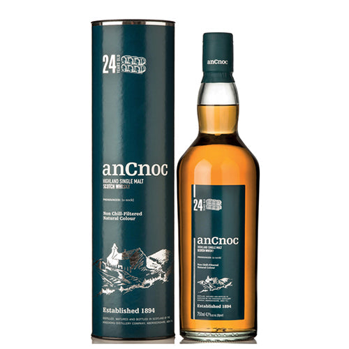 anCnoc 24 Year Highland Single Malt Scotch Whisky