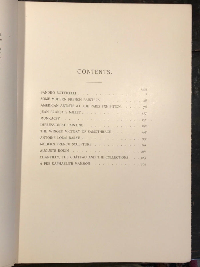 ART AND CRITICISM Monographs and Studies - Theodore Child, 1st 1892, ART NOUVEAU