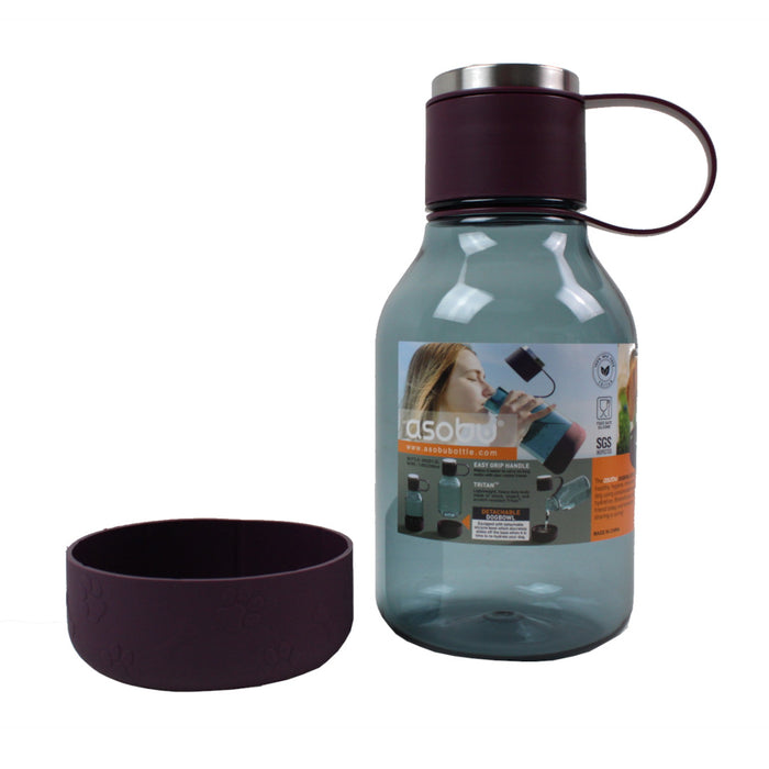 Asobu TWB20 Dog Bowl Bottle Tritan, Burgandy