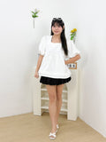 Aurelia Ribbon Top (White)