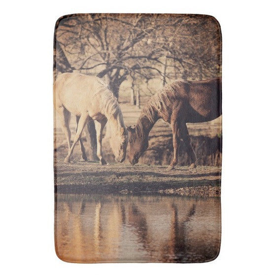 Autumn Reflection Bath Mat