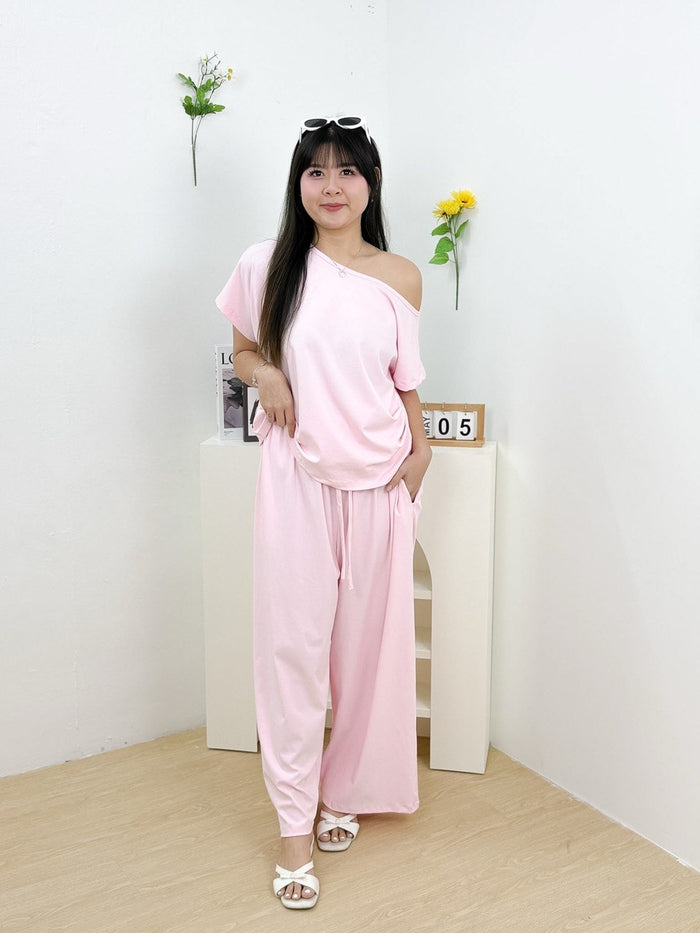 Ayla Lounge Set (Powder Pink)