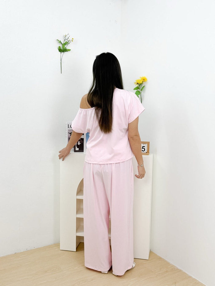 Ayla Lounge Set (Powder Pink)