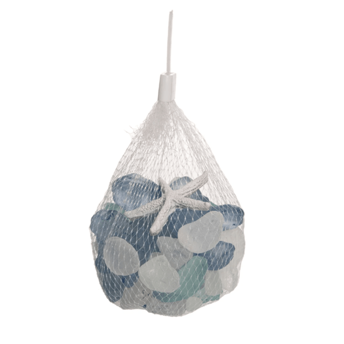 Bag of Rocks - Polyresin Star & Mixed Beach Glass