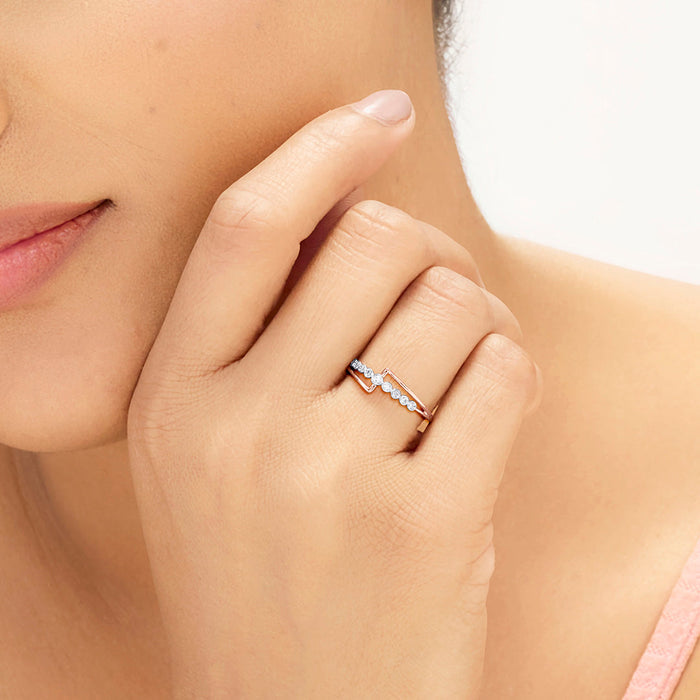 Beautiful Axise Fashion Diamond Ring