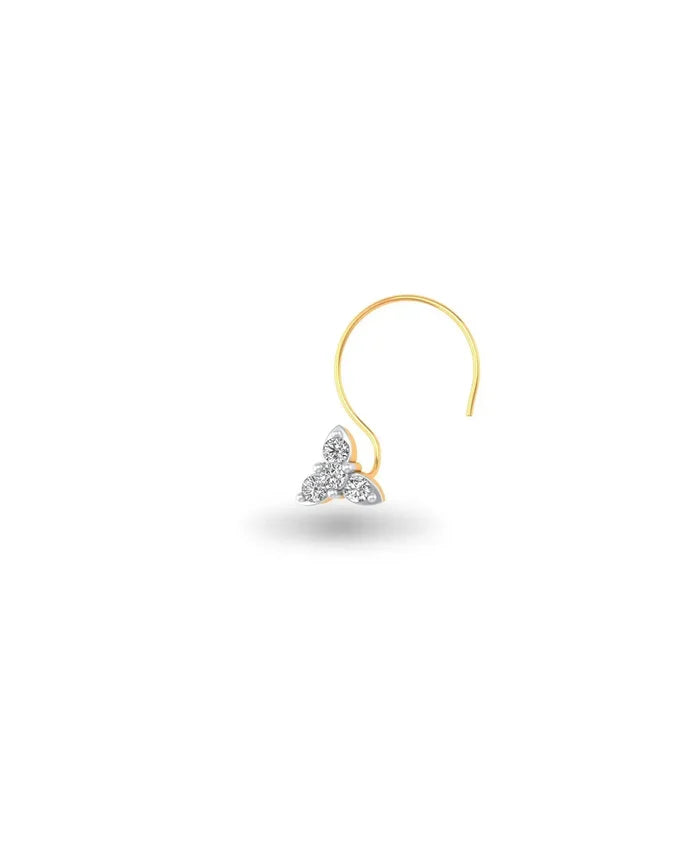 Bedazzling Bloom Diamond Nosepin