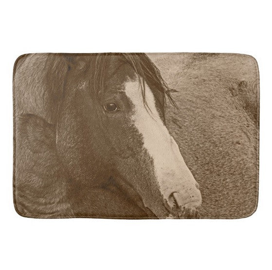 Blaze N Gray Bath Mat
