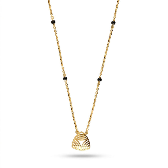 Blooming Triangle 9Kt Gold Mangalsutra