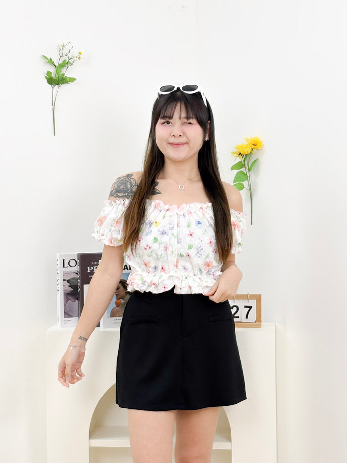 Blossom Whisper Top (White)