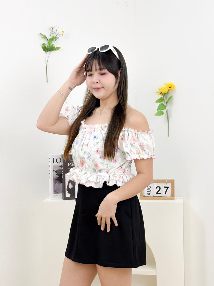 Blossom Whisper Top (White)