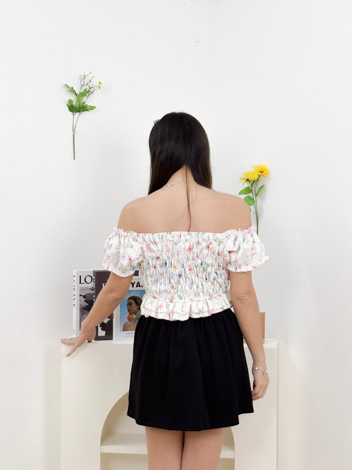 Blossom Whisper Top (White)