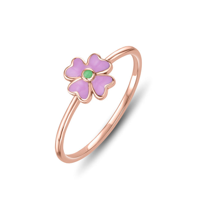 Blush Bloom Gold Ring for Her