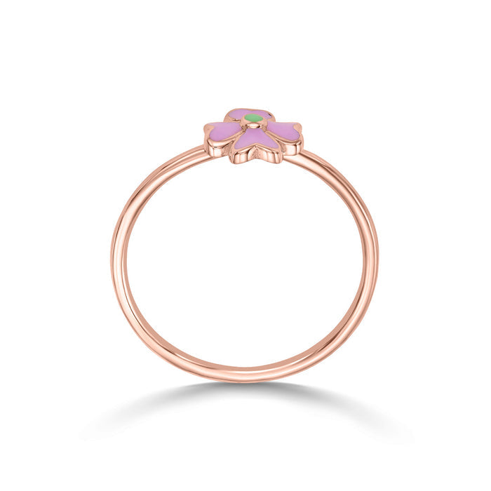 Blush Bloom Gold Ring for Her