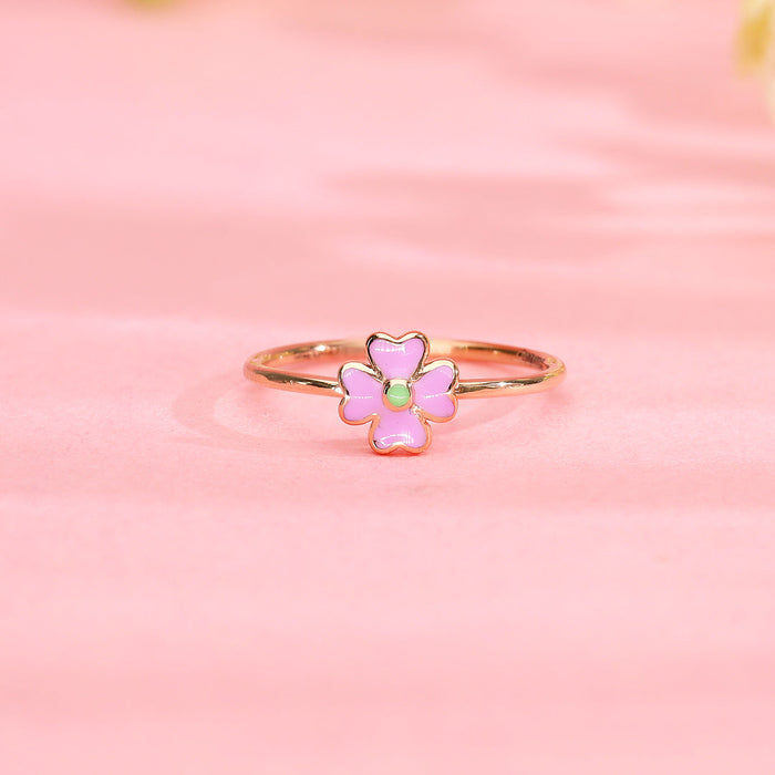 Blush Bloom Gold Ring for Her
