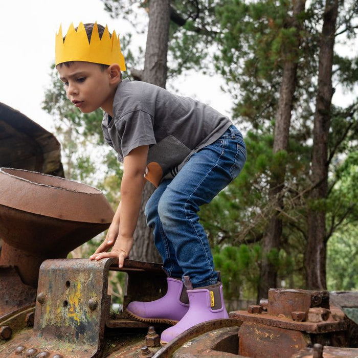 Bobbi Kids Wellington Boot // Dusty Lilac