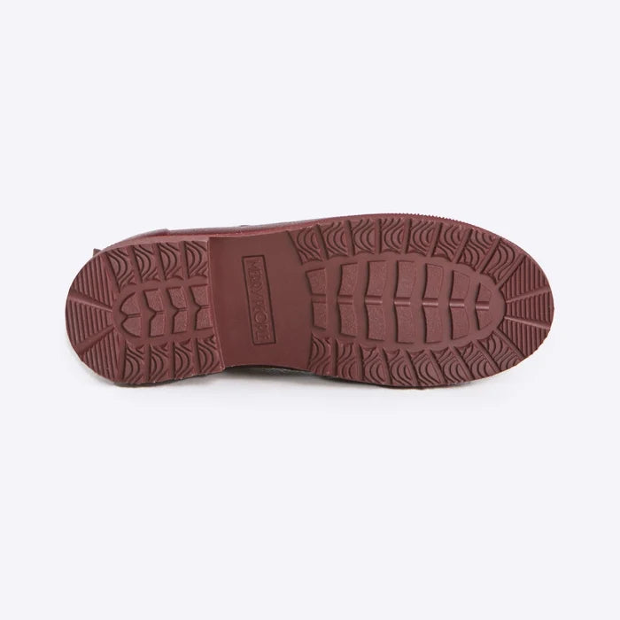 Bobbi Red Wellington Boot // Beetroot & Light Pink [Retired]