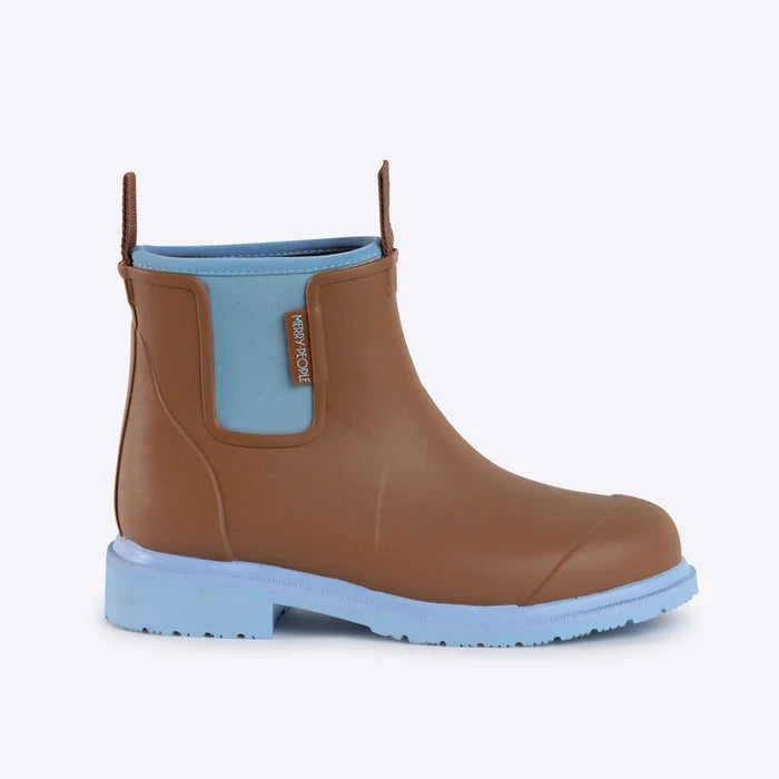 Bobbi Wellington Boot // Chestnut & Ice Blue [Retired]