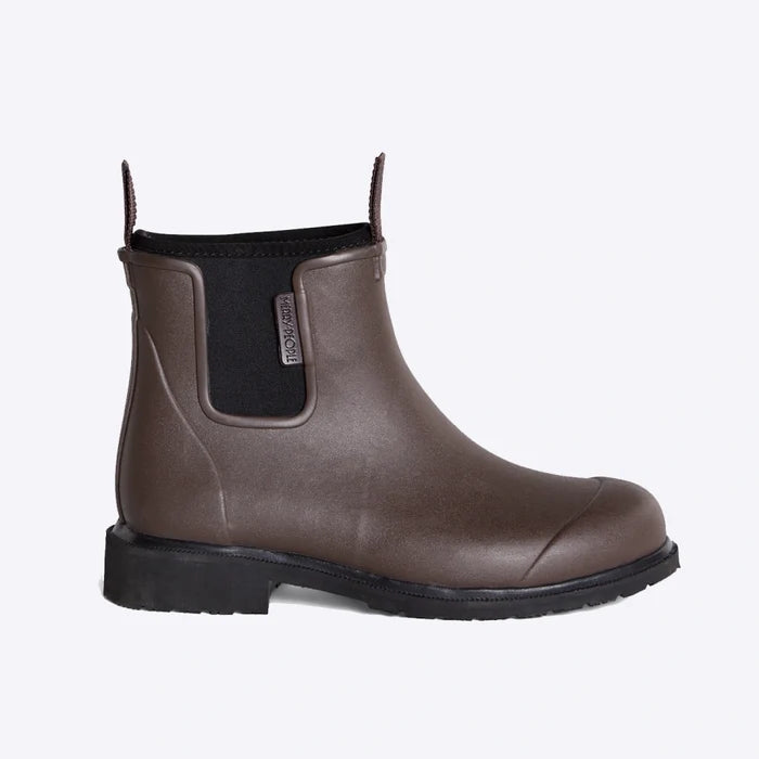 Bobbi Wellington Boot // Chocolate & Black [Retired]