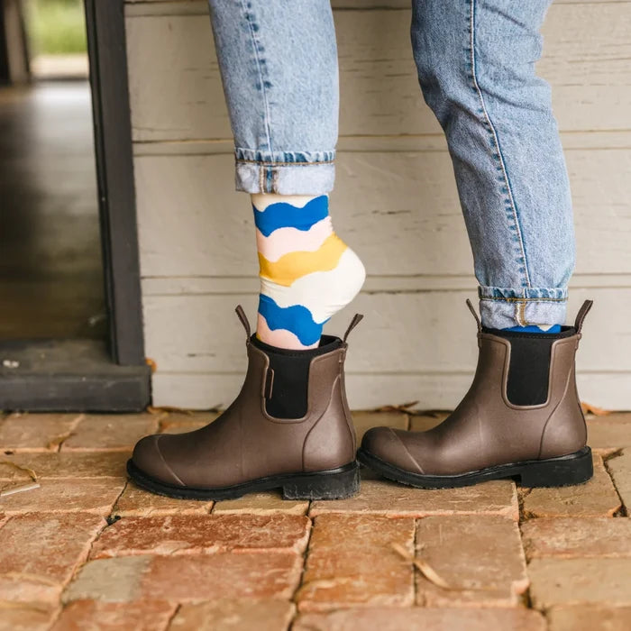 Bobbi Wellington Boot // Chocolate & Black [Retired]