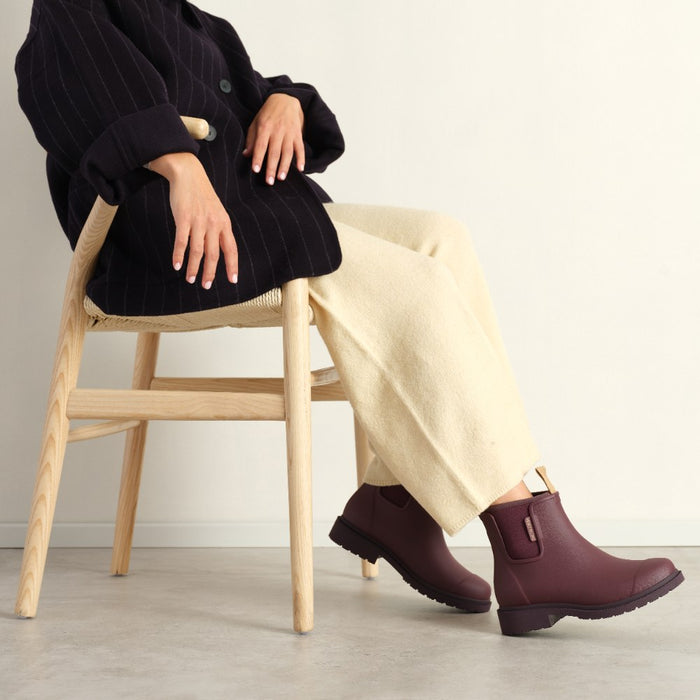Bobbi Wellington Boot // Dark Cherry