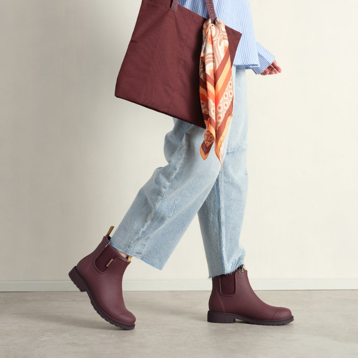Bobbi Wellington Boot // Dark Cherry