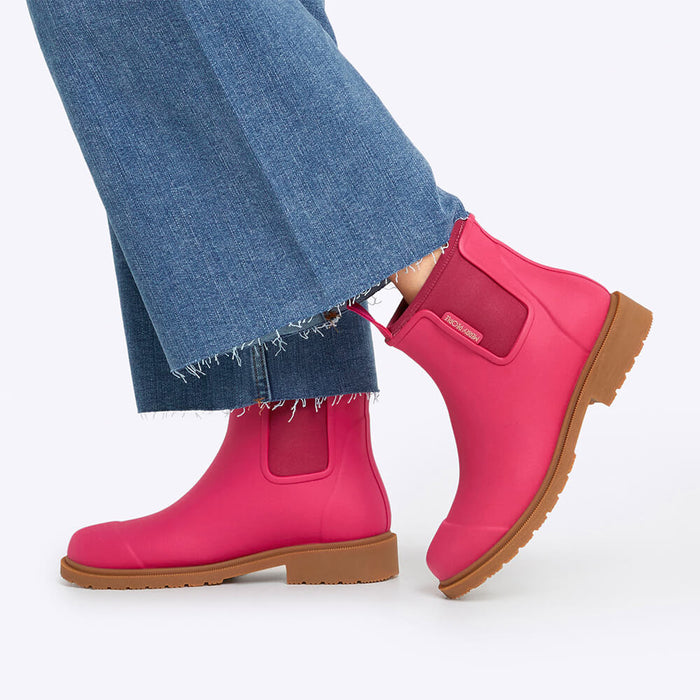 Bobbi Wellington Boot // Fuchsia Pink [Retired]