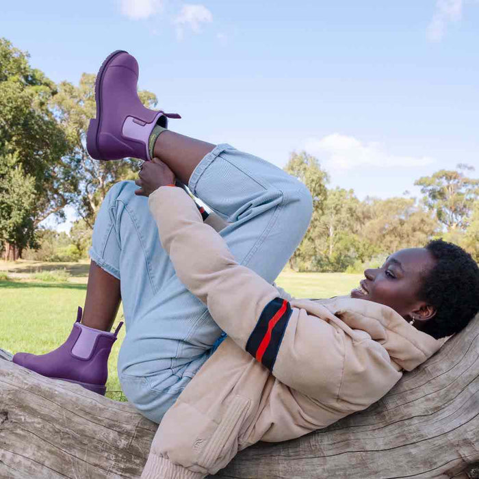 Bobbi Wellington Boot // Grape [Retired]