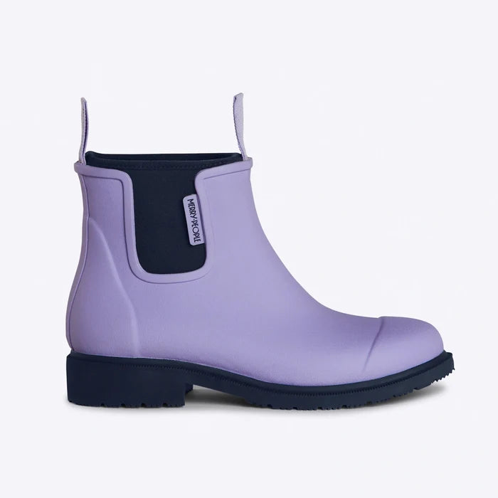 Bobbi Wellington Boot // Lavender & Navy [Retired]