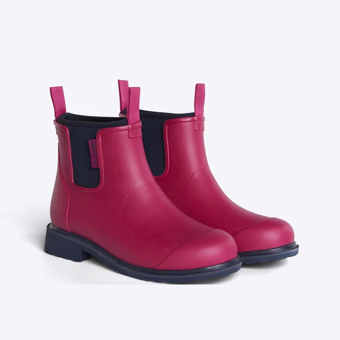 Bobbi Wellington Boot // Magenta & Navy [Retired]